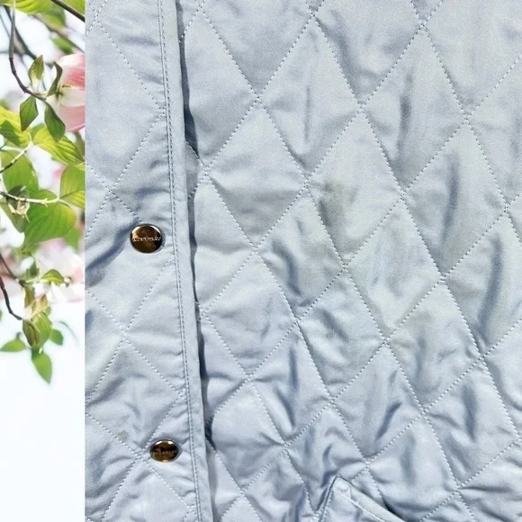 BLUE Quilted Jacket with Lining - Picture 3 of 10